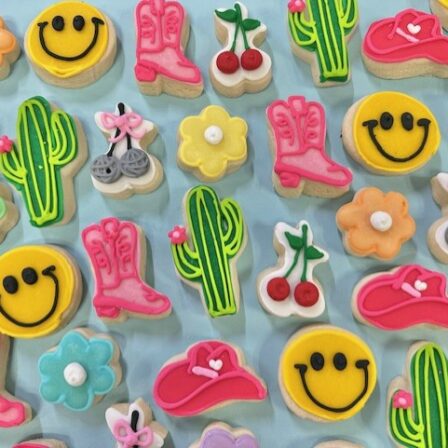 Cherry cowgirl Mini cookie set of 36