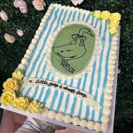 Silly Goose Cookie Cake