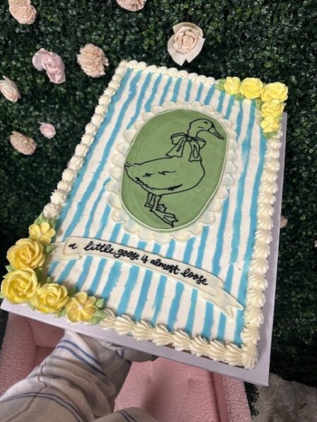 Silly Goose Cookie Cake