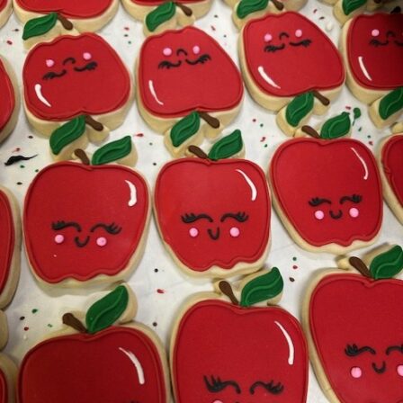 Happy Apple Cookie