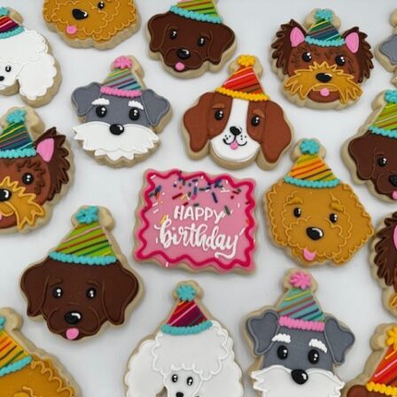 Party Dog cookie set of 12