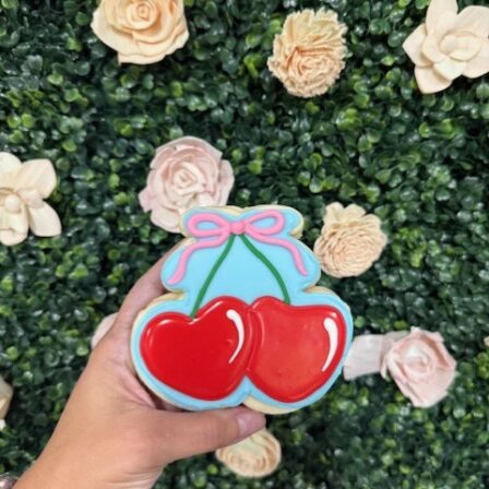 Bow Cherry Cookie