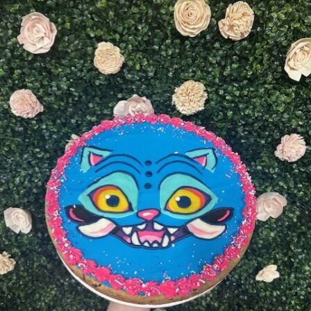 Derpy Tiger Cookie Cake - kpop demon hunters
