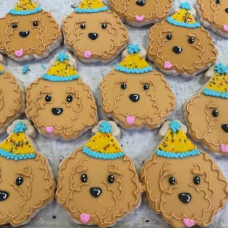 party goldendoodle cookie