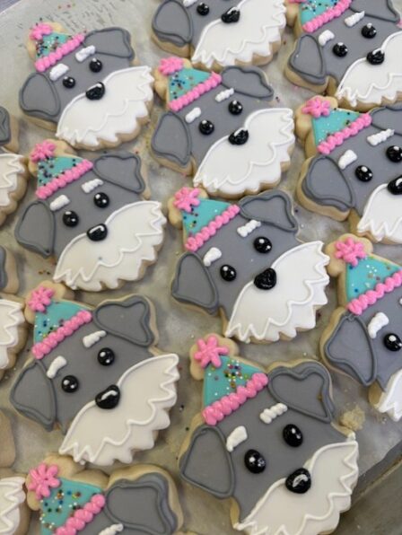 party terrier cookie