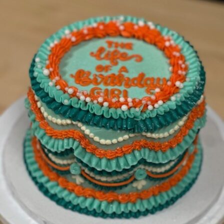 the life of a birthday girl cake