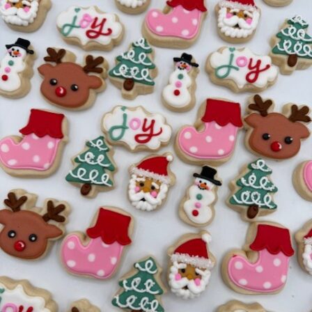 mini reindeer joy cookie set of 36