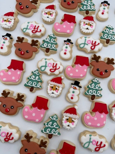 mini reindeer joy cookie set of 36