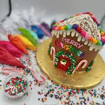 Take Home Gingerbread House Cake Decorating Kit