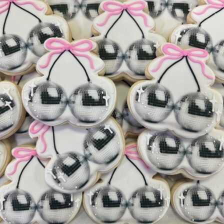 double disco ball cookie