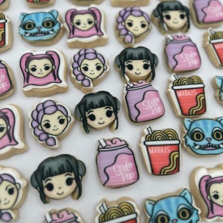 Mini Kpop Cookie Set of 36