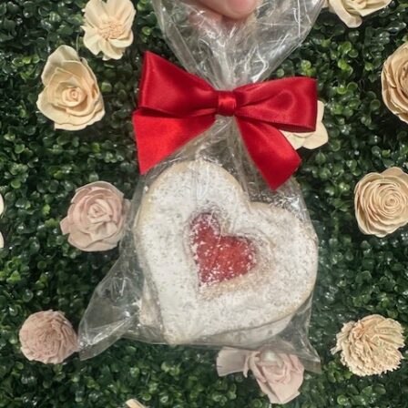 Strawberry linzer cookie Dozen