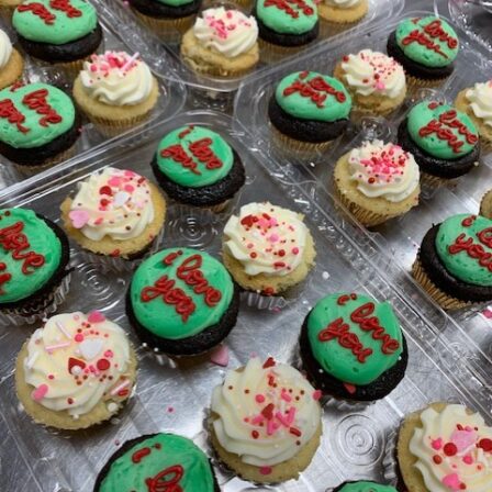 i love you so much, ATX, mini cupcake 12 pack.