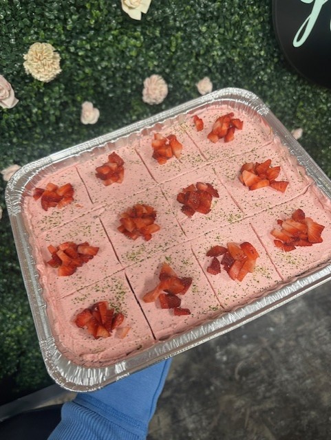 Strawberry matcha tres leches cake - Image 2