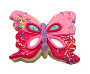 fancy butterfly cookie