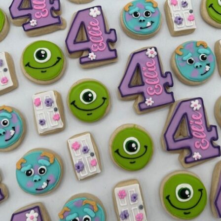 Mini Monsters Inc Cookies, set of 36 minis