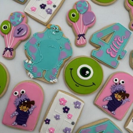 Monsters Inc Cookies, set of 12 large