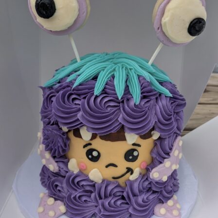Monsters Inc Boo cake