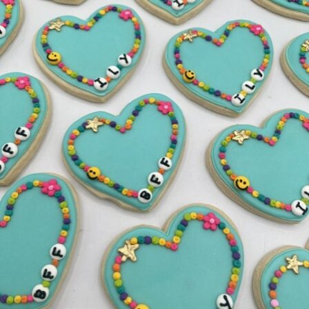 friendship bracelet cookie