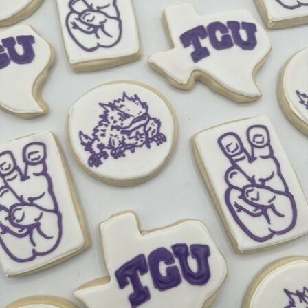TCU cookie set of 12