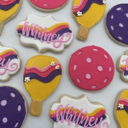 Groovy Pickle Ball cookie set of 12