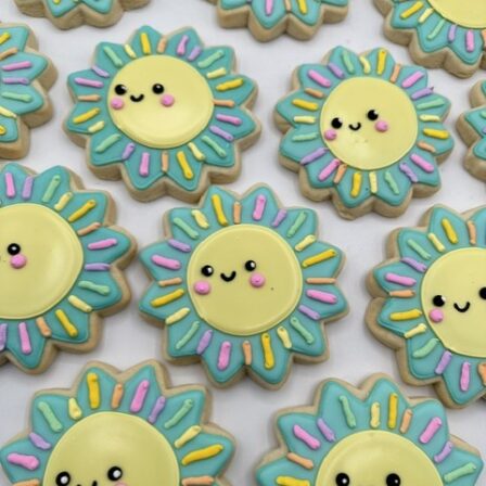 Rainbow Sunshine cookie