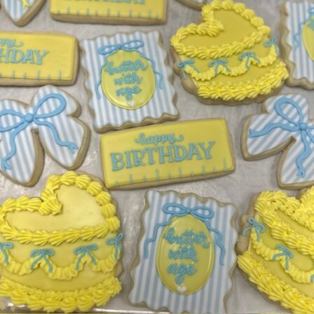 Butter with Age, Birthday cookie set of 12