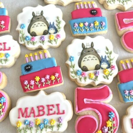 Totoro birthday cookies