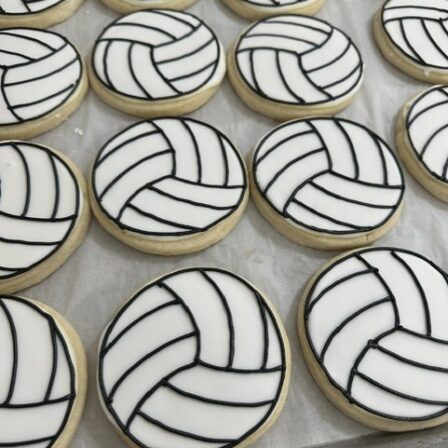 Volleyball Cookies