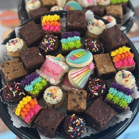 Rainbow Birthday Party Tray (about 30 bites)